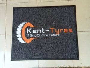 Logo Mats on the floor