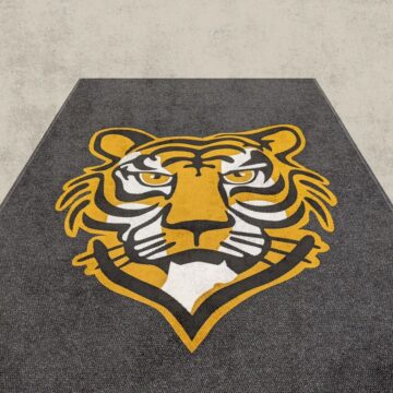 How do Berber Point Logo Mats enhance brand recognition